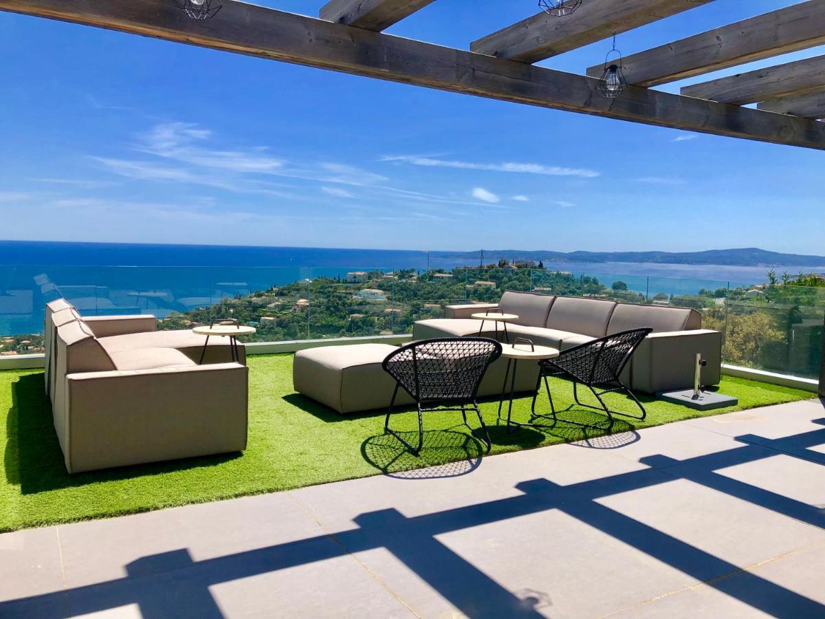 Вілла Vue Panoramique Sur La Baie De St Tropez Лез-Іссамбр Екстер'єр фото